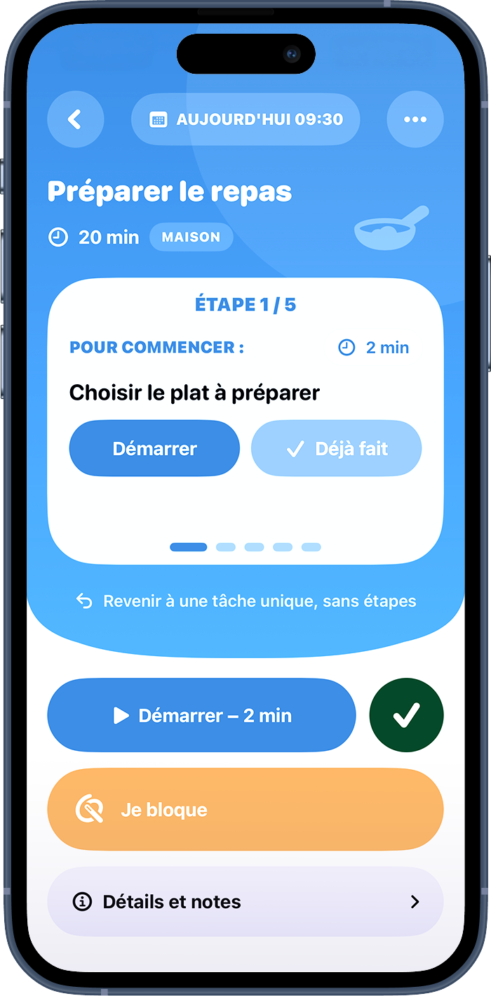 Une tâche transformée en cinq étapes concrètes dans minoli
